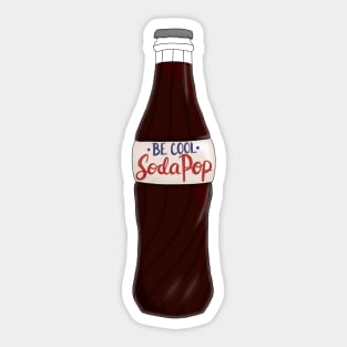 Be cool, Soda Pop Sticker